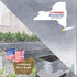 National Park Collection New York Never Forget 9/11 Memorial 12 x 12 Double-Sided Scrapbook Paper by Scrapbook Customs