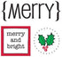 Merry Quick Cards Sticker Sheet by SRM Press - Pkg. of 2 - Scrapbook Supply Companies