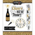 Happy New Year Collection New Year Cheer Mini Sticker Sheet 5 x 6 Sticker Sheet by Scrapbook Customs - Scrapbook Supply Companies
