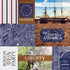 Let Freedom Ring Collection Boston Tags 12 x 12 Double-Sided Scrapbook Paper by Paper House Productions - Scrapbook Supply Companies