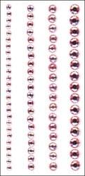 Light Pink Round Assorted Size Crystal Stickers by Mark Richards USA - Scrapbook Supply Companies