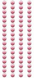 Bright Pink Small Round Crystal Stickers by Mark Richards USA - Scrapbook Supply Companies