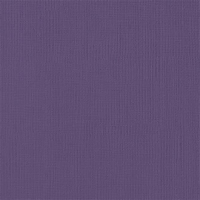 Plum 12 x 12 Textured Cardstock by American Crafts - Scrapbook Supply Companies