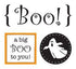 Quick Cards Collection Boo Sticker Sheet by SRM Press - Pkg. of 2 - Scrapbook Supply Companies