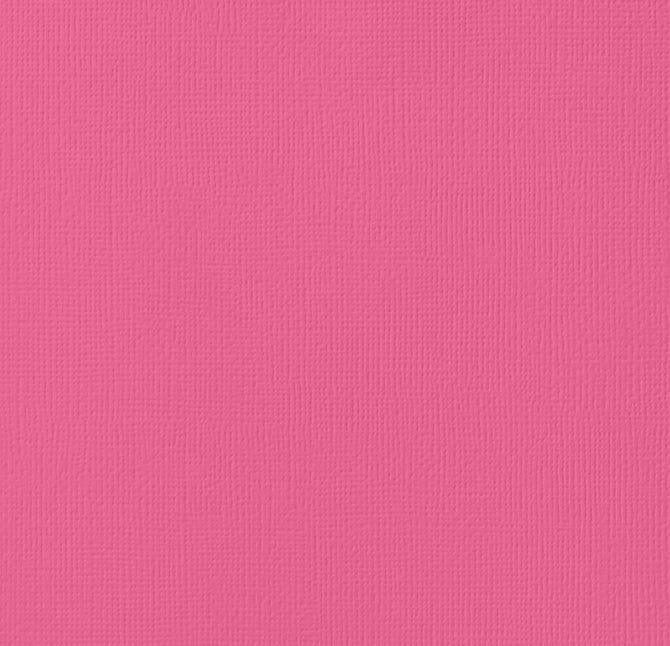 Raspberry 12 x 12 Textured Cardstock by American Crafts - Scrapbook Supply Companies