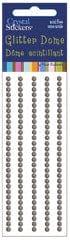 Silver 3mm Glitter Dome Stickers by Mark Richards USA - Scrapbook Supply Companies