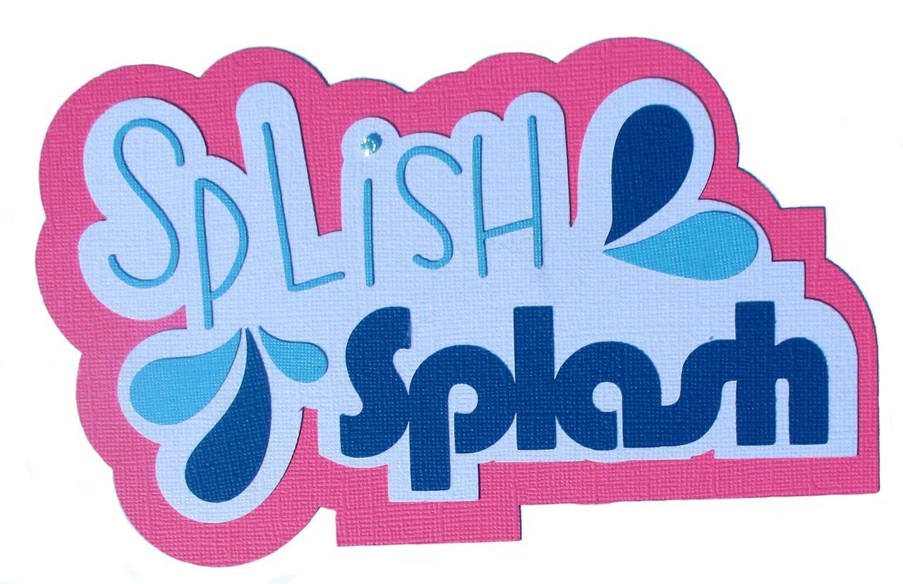 SSC Laser Designs | Splish Splash Scrapbook Laser Cut Embellishments