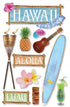 Travel Collection Hawaii 5 x 7 Glitter 3D Scrapbook Embellishment by Paper House Productions - Scrapbook Supply Companies