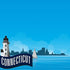 The State Line Collection Connecticut 12 x 12 Scrapbook Paper by Reminisce