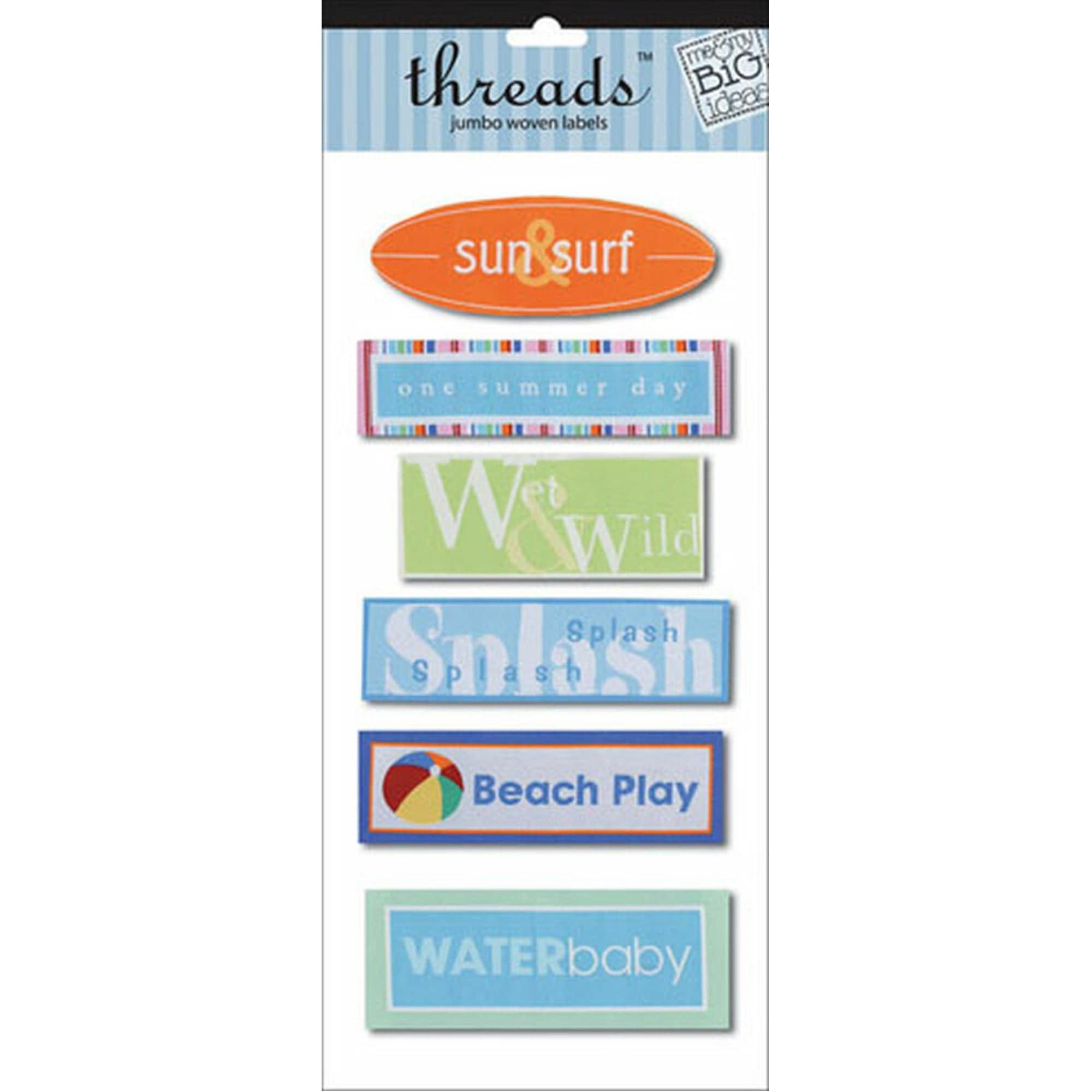 Summer Vacation Scrapbook Jumbo Threads by Me & My Big Ideas - Scrapbook Supply Companies