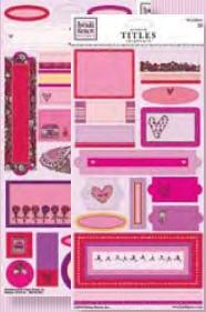 Kit #1 Valentine's Day Collection Scrapbook Paper & Embellishment Kit by Heidi Grace - 23 Pieces - Scrapbook Supply Companies