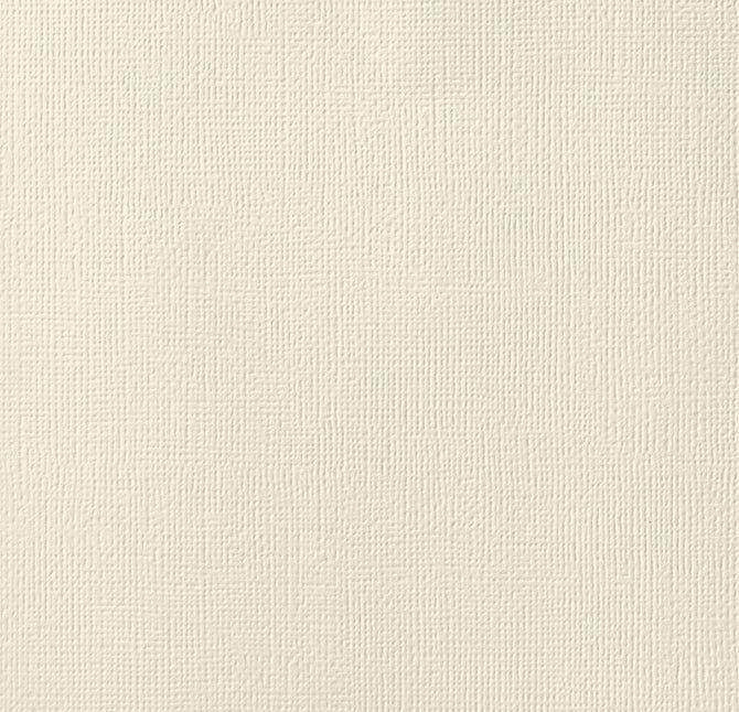 Vanilla 12 x 12 Textured Cardstock by American Crafts - Scrapbook Supply Companies
