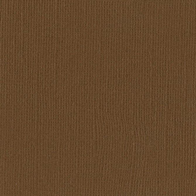 Walnut 12 x 12 Textured Cardstock by Bazzill - Scrapbook Supply Companies