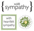With Sympathy Quick Cards Stickers by SRM Press - Pkg. of 2 - Scrapbook Supply Companies