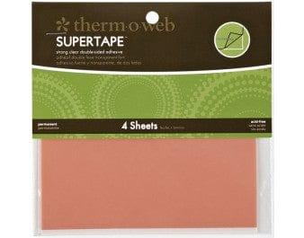 Super Tape 4.5 in x 5.5 in Sheets by Thermoweb - 4 pack - Scrapbook Supply Companies
