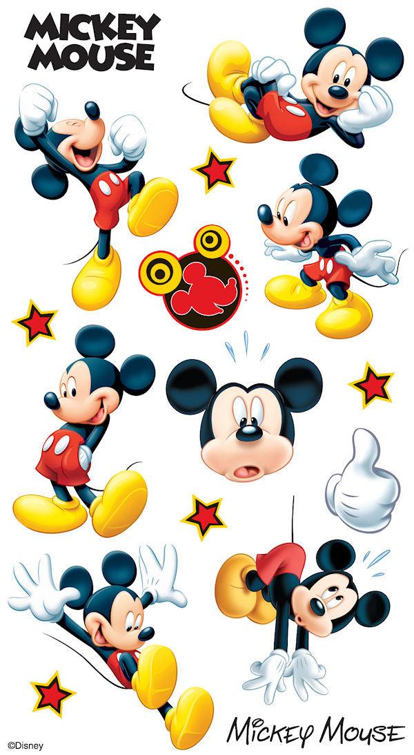 Disney Mickey Mouse & Friends Collection Mickey Mouse 4 x 9 Classic Scrapbook Stickers by EK Success - Scrapbook Supply Companies