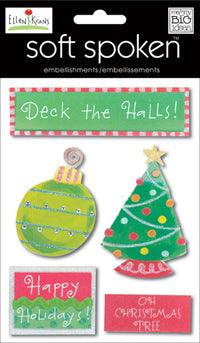 Deck The Halls 3-D Christmas Scrapbook Embellishment by Me & My Big Ideas.