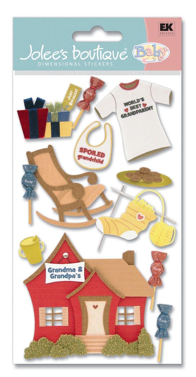 Grandma's & Grandpa's Large Scrapbook Embellishment by Jolee's Boutique - Scrapbook Supply Companies