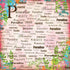 Paradise Collection Pink Companion 12 x 12 Scrapbook Paper by Scrapbook Customs