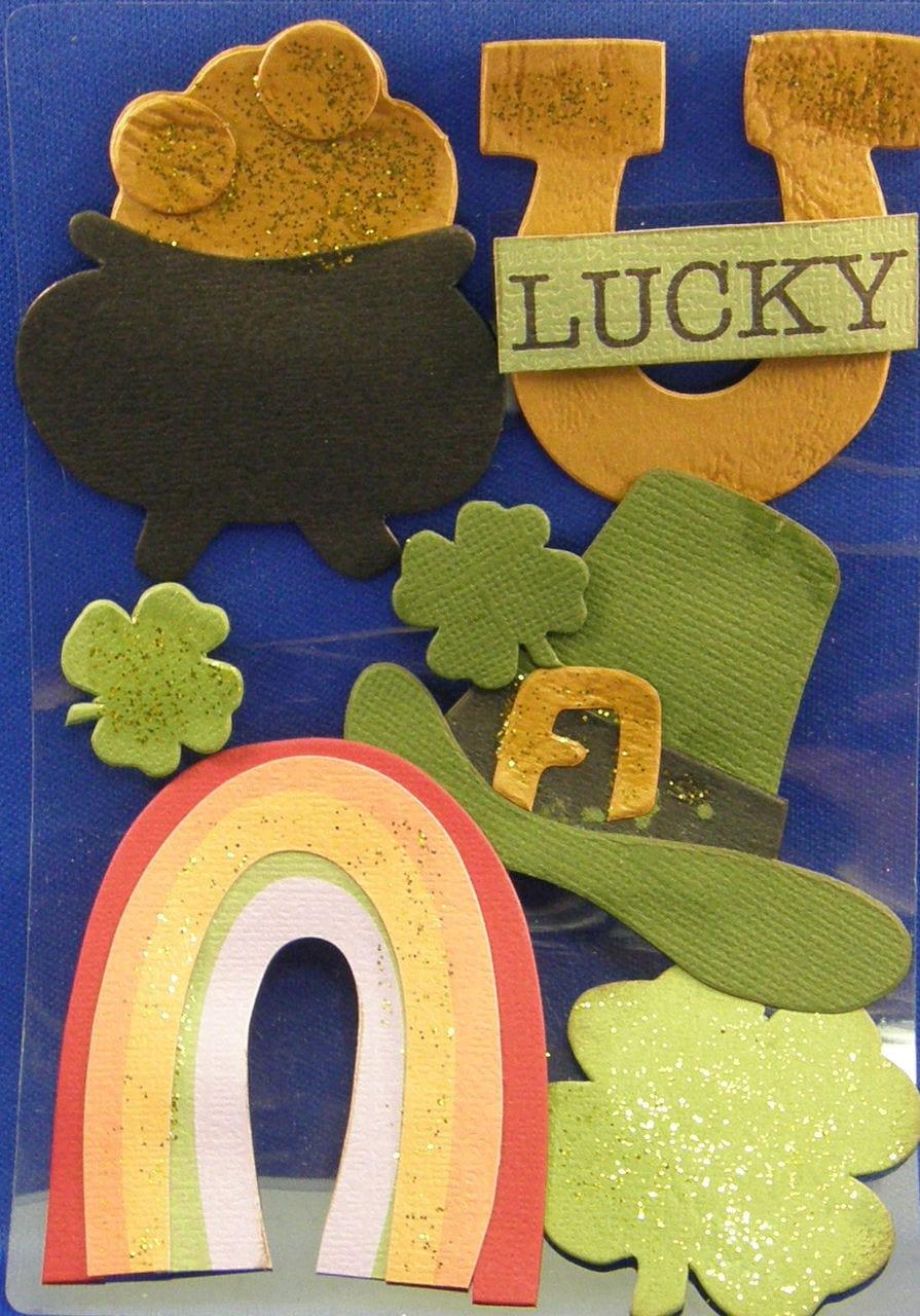 St. Pat's Irish Mini Shapes Embellishment by Just Jinger - Scrapbook Supply Companies