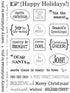Happy Holidays Sticker Sentiments by SRM Press - Scrapbook Supply Companies