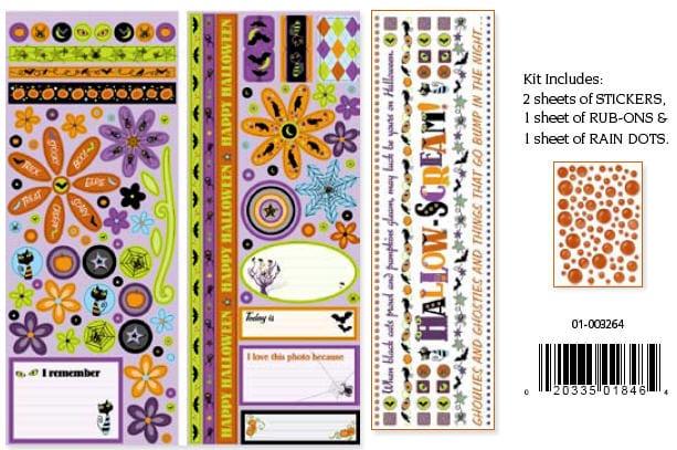 Halloween Fun Collection Embellishment Kit by Cloud 9 Design - Scrapbook Supply Companies