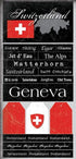 Switzerland Collection Switzerland Scrapbook Sticker Sheet by Scrapbook Customs - Scrapbook Supply Companies
