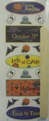 Happy Halloween Collection Sparkle Fancy Word Rub-Ons - Scrapbook Supply Companies