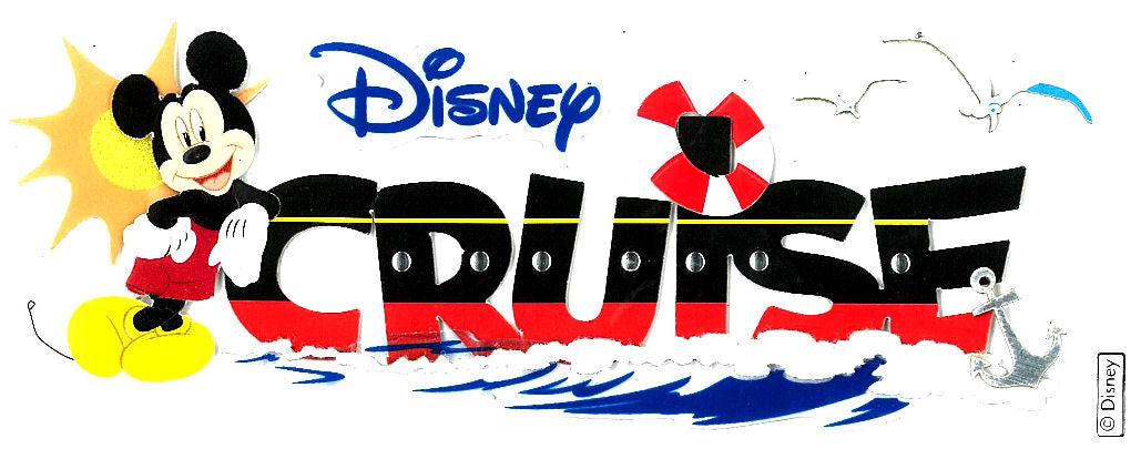 Disney Title Waves Collection Cruise Scrapbook Embellishment by EK Success - Scrapbook Supply Companies