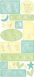 Sweet Beginnings Collection Jumbo Sticker Sheet by Creative Imaginations - Scrapbook Supply Companies