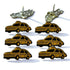 Taxi Cab Brads by Eyelet Outlet - Pkg. of 12