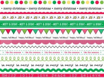 We've Got Your Border Collection Christmas Borders by SRM Stickers - Scrapbook Supply Companies