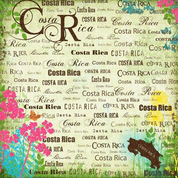 Paradise Collection Costa Rica 12 x 12 Scrapbook Paper by Scrapbook Customs